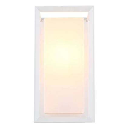Globo - Zunanja stenska svetilka 1xE27/60W/230V IP44 bela