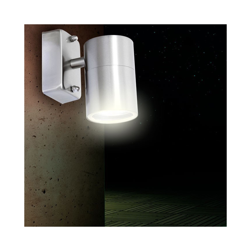 Globo 3201 - Zunanja stenska svetilka STYLE 1xGU10/35W/230V IP44