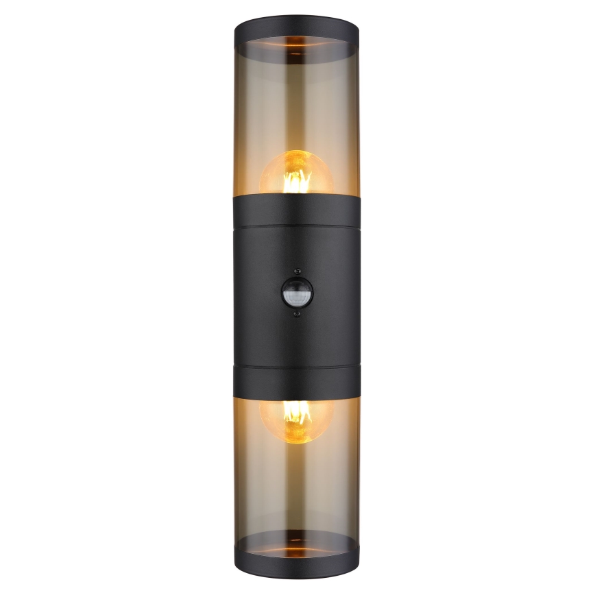 Globo stenska svetilka s senzorjem 2xE27/40W/230V IP44