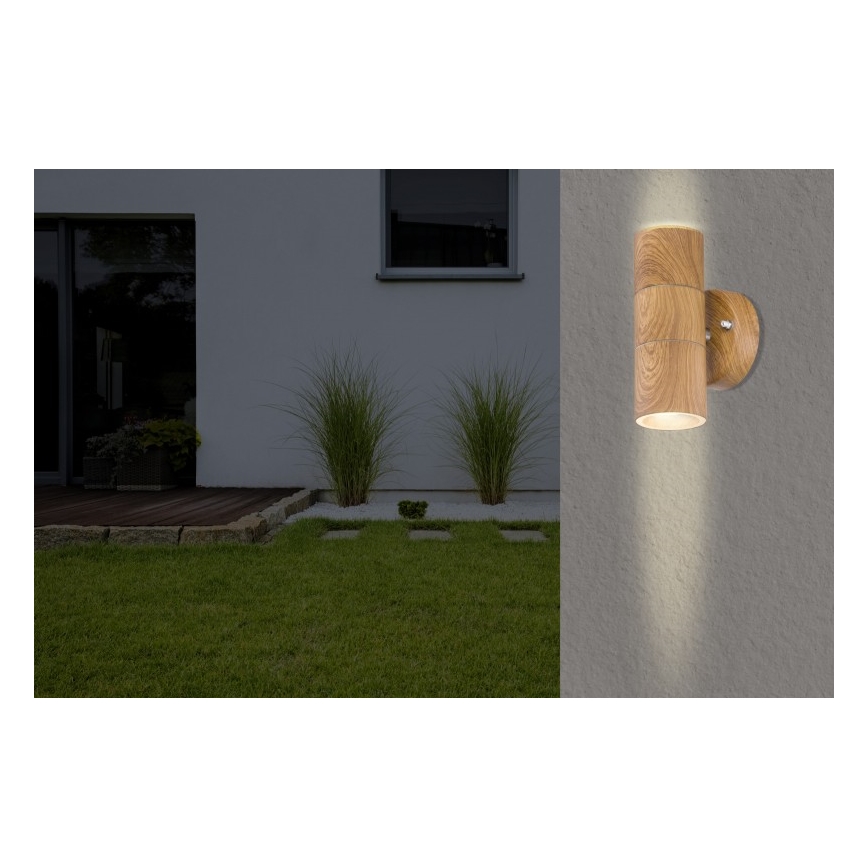 Globo - Zunanja stenska svetilka 2xGU10/35W/230V IP44