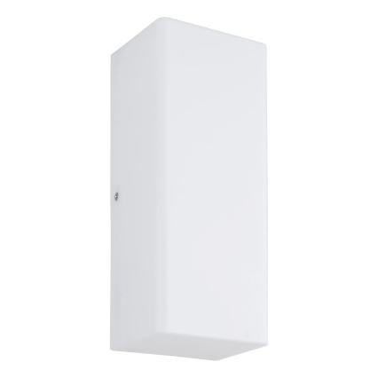 Globo - Zunanja stenska svetilka 1xE27/15W/230V IP44 bela