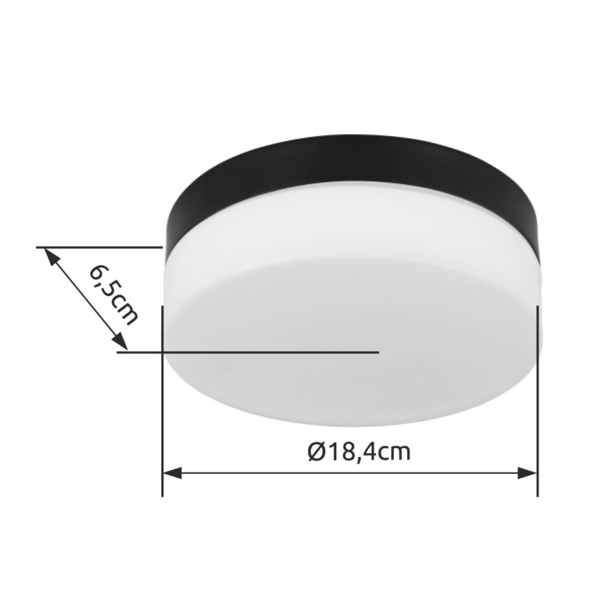 Globo - Kopalniška svetilka 1xE27/60W/230V pr. 18,4 cm IP44