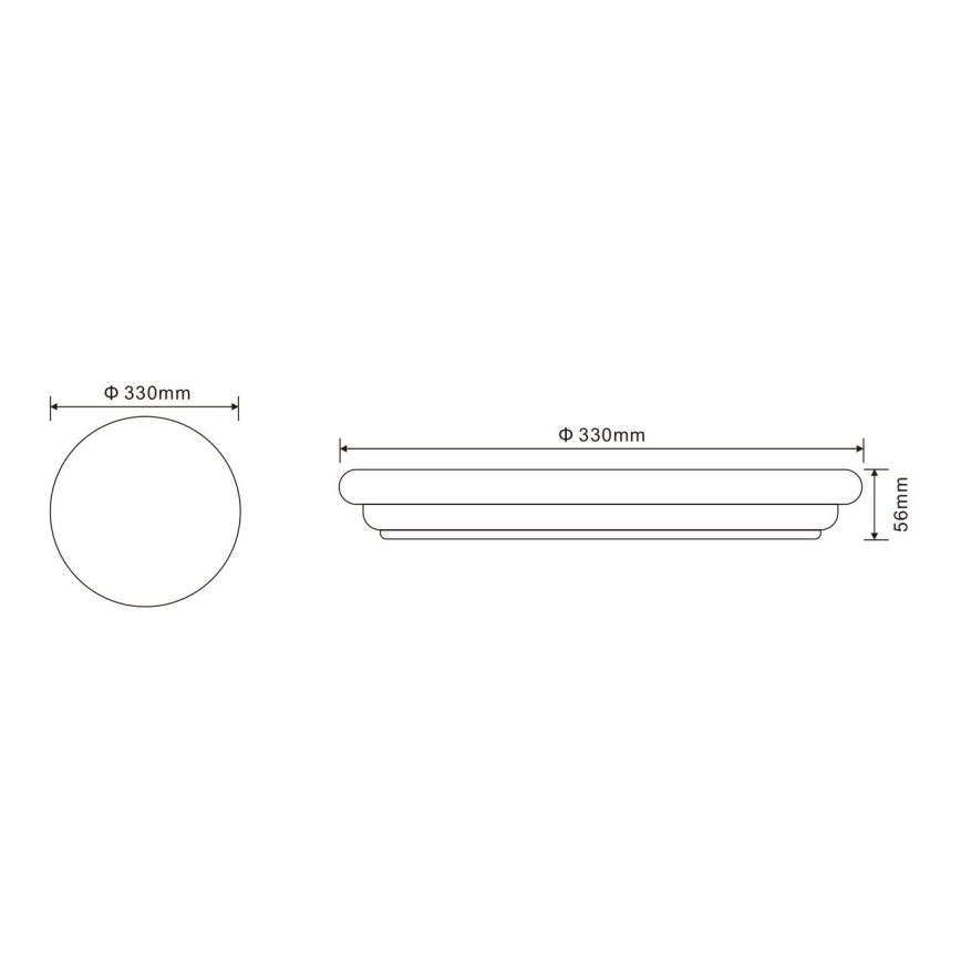 GLOBO 32118-24 - LED Zunanja stropna svetilka DORI 1xLED/24W/230V IP54