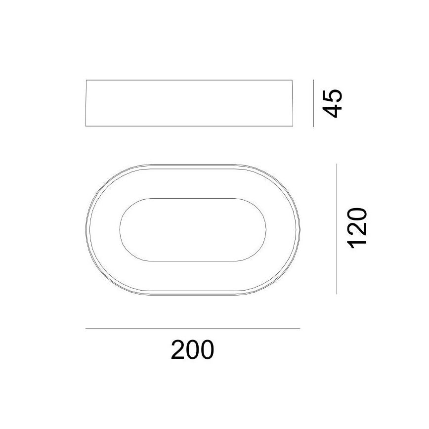 Globo - LED Zunanja stenska svetilka LED/12W/230V IP65