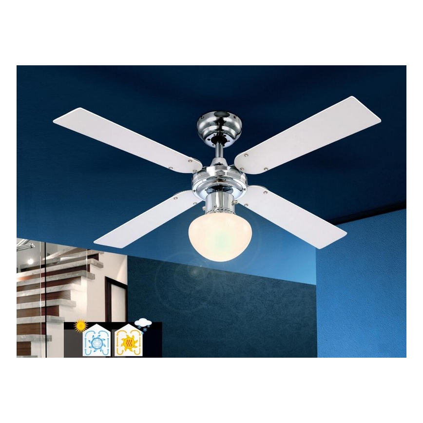 GLOBO 0330 - Stropni ventilator CHAMPION 1xE27/60W/230V