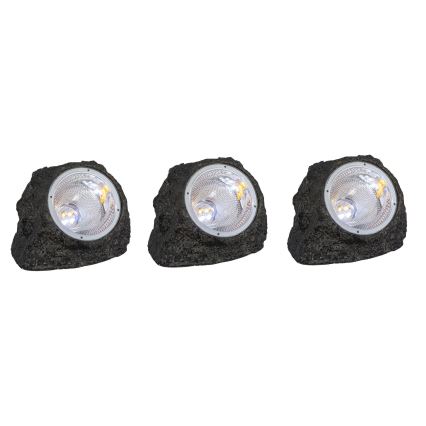 Globo - SET 3x LED Solarna svetilka LED/1,2V IP44 600 mAh