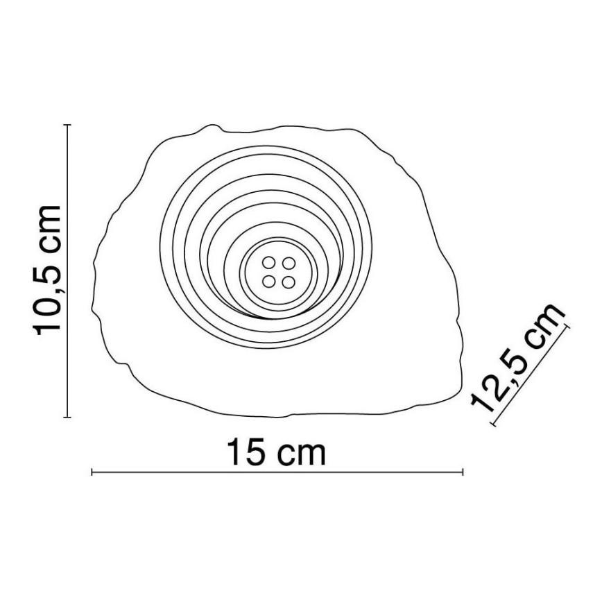 Globo - LED Okrasna solarna svetilka 4xLED/0,06W/1,2V IP44 200 mAh
