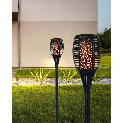 Globo - LED Solarna svetilka LED/5,4W/3V 1800K IP44 črna