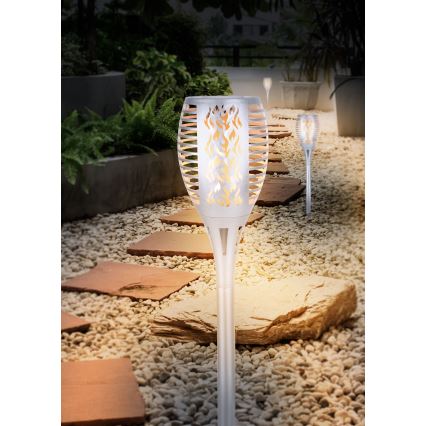 Globo - LED Solarna svetilka LED/3,6W/3V 1800K IP44 sijajni krom