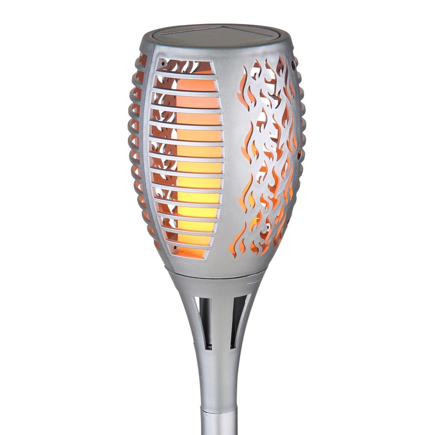Globo - LED Solarna svetilka LED/3,6W/3V 1800K IP44 sijajni krom