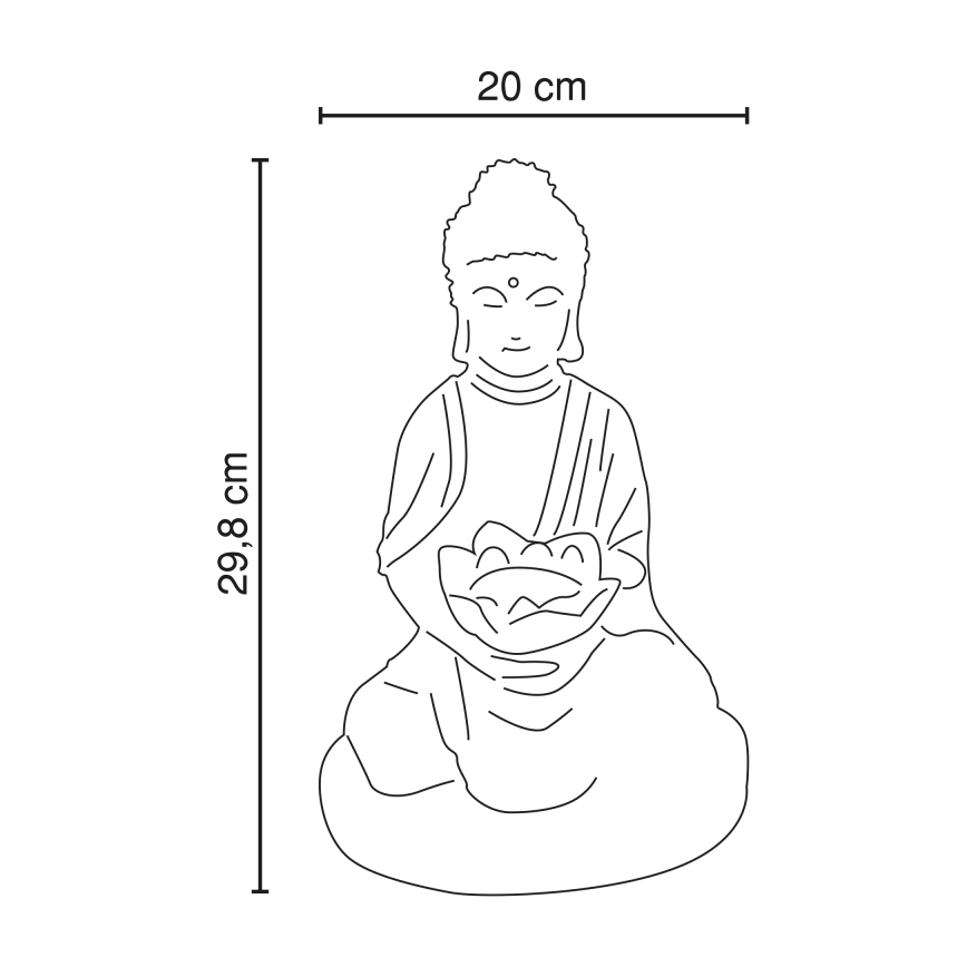 GLOBO - LED Solarna razsvetljava LED/0,06W IP44 600 mAh