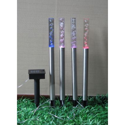Globo - SET 4x LED Solarna svetilka 4xLED/0,07W IP44 600 mAh