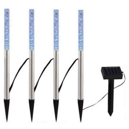 Globo - SET 4x LED Solarna svetilka 4xLED/0,07W IP44 600 mAh