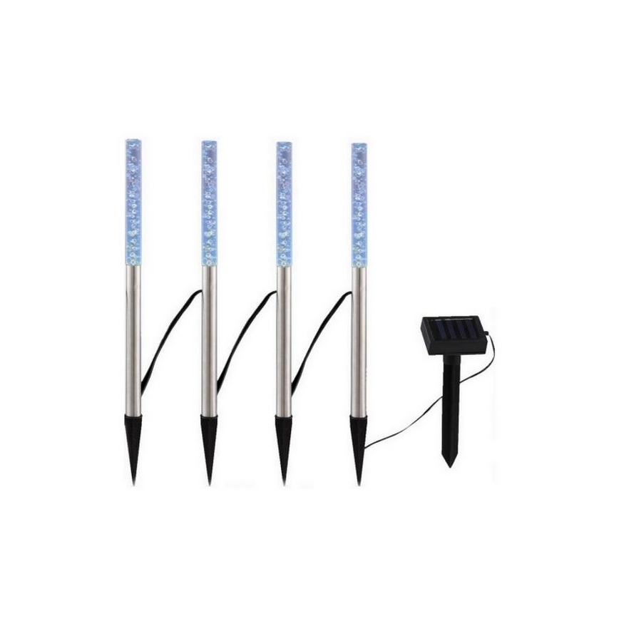Globo - SET 4x LED Solarna svetilka 4xLED/0,07W IP44 600 mAh