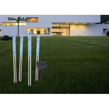 Globo - SET 4x LED Solarna svetilka 4xLED/0,07W IP44 600 mAh
