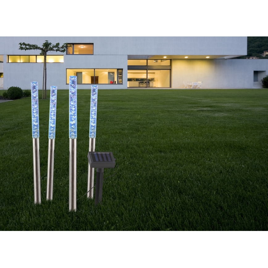 Globo - SET 4x LED Solarna svetilka 4xLED/0,07W IP44 600 mAh