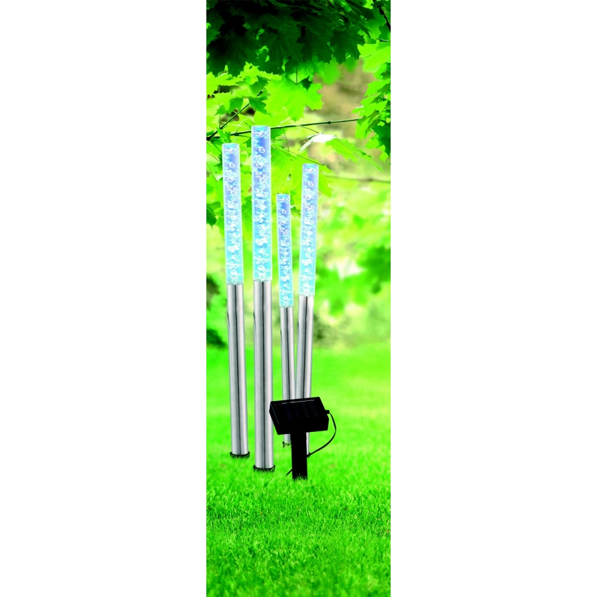 Globo - SET 4x LED Solarna svetilka 4xLED/0,07W IP44 600 mAh