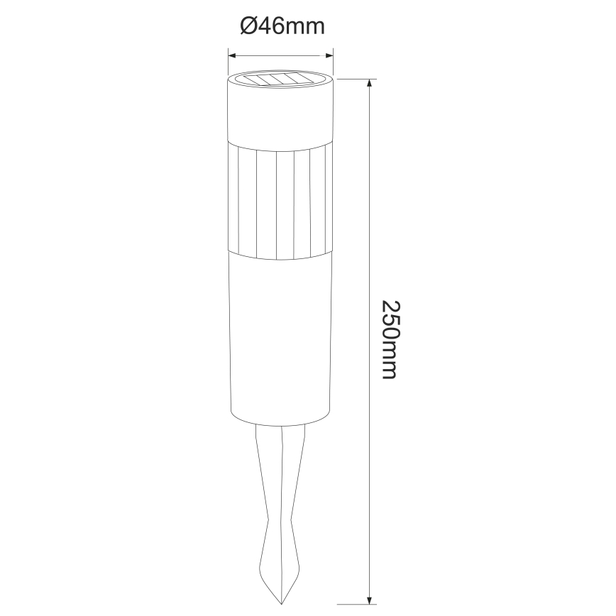 Globo - SET 4x LED Solarna svetilka LED/0,06W/3,2V IP44 100 mAh
