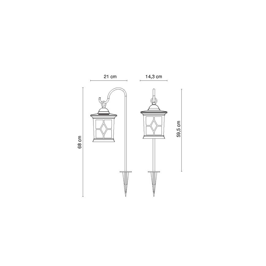 Globo - LED sončna svetilka LED/0,05W/3,2V IP44 300 mAh