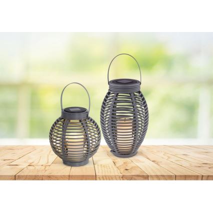 Globo - LED Solarna svetilka LED/0,06W/3,2V IP44 200 mAh ratan