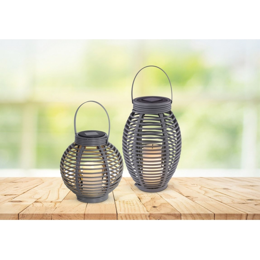 Globo - LED Solarna svetilka LED/0,06W/3,2V IP44 200 mAh ratan