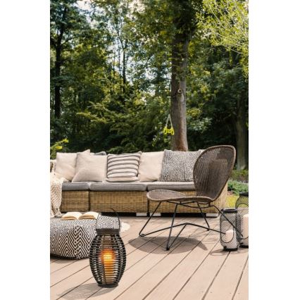 Globo - LED Solarna svetilka LED/0,06W/3,2V IP44 200 mAh ratan