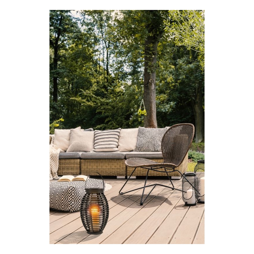 Globo - LED Solarna svetilka LED/0,06W/3,2V IP44 200 mAh ratan