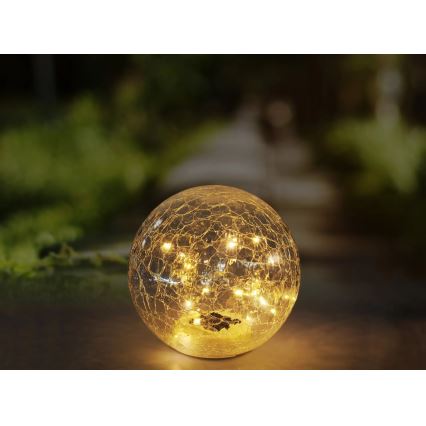 Globo - LED Solarna svetilka 20xLED/0,06W/3,2V pr. 19,5 cm IP44