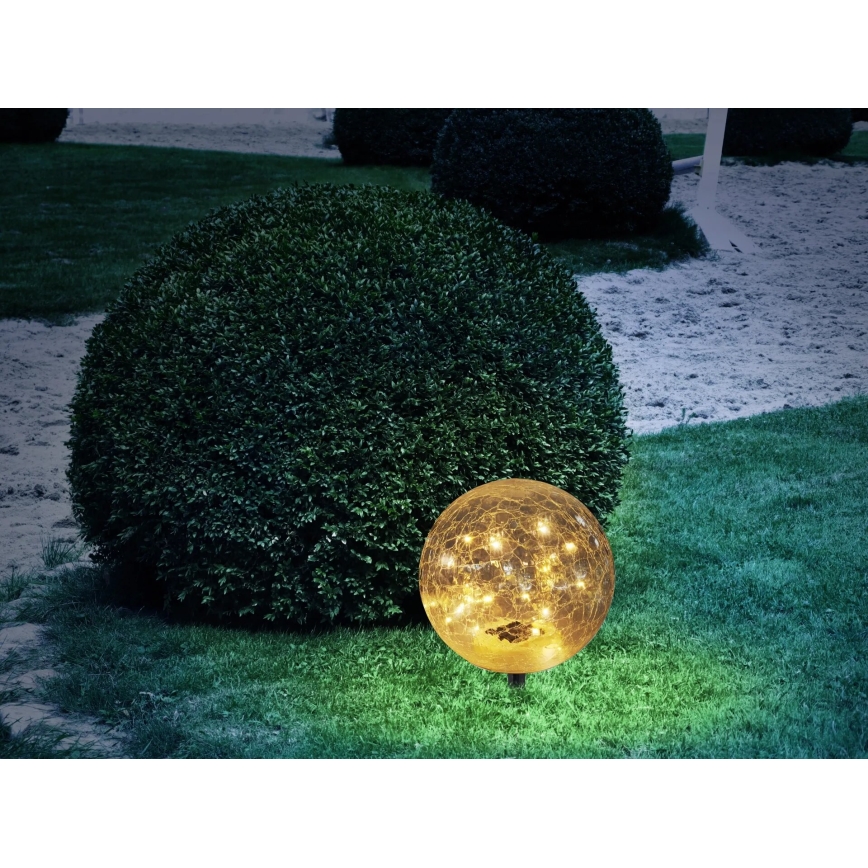 Globo - LED Solarna svetilka 20xLED/0,06W/3,2V pr. 19,5 cm IP44