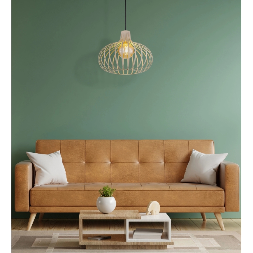 Globo - Viseča svetilka z obesnim kablom 1xE27/40W/230V bež