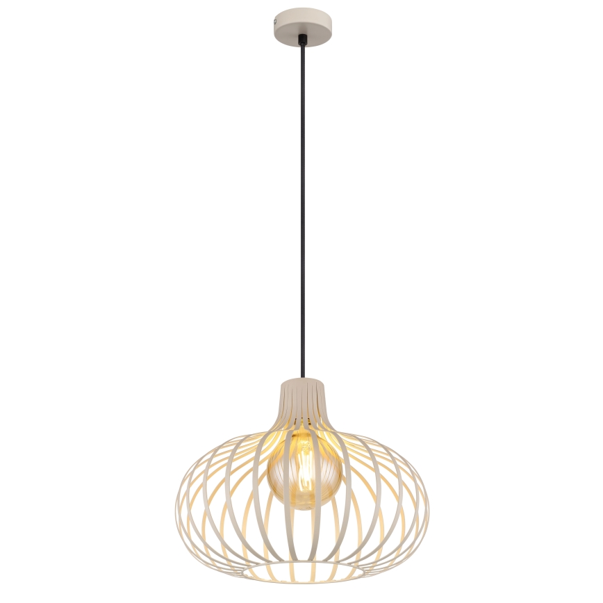 Globo - Viseča svetilka z obesnim kablom 1xE27/40W/230V bež