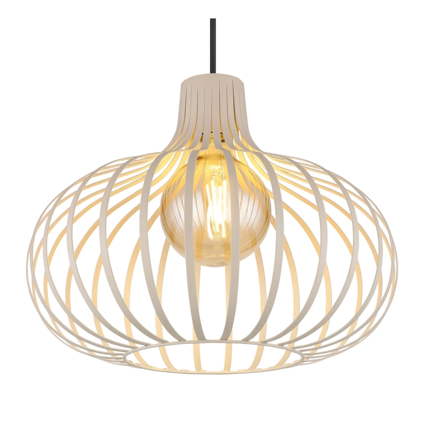 Globo - Viseča svetilka z obesnim kablom 1xE27/40W/230V bež