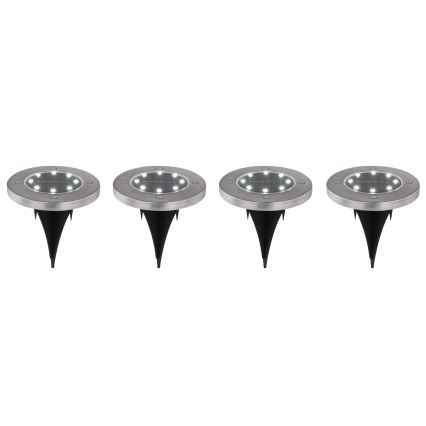 Globo - SET 4x LED Solarna svetilka LED/0,1W/3V IP44