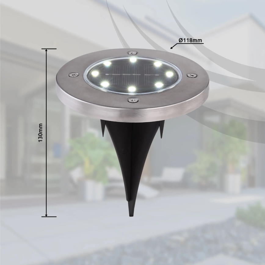 Globo - SET 4x LED Solarna svetilka LED/0,1W/3V IP44