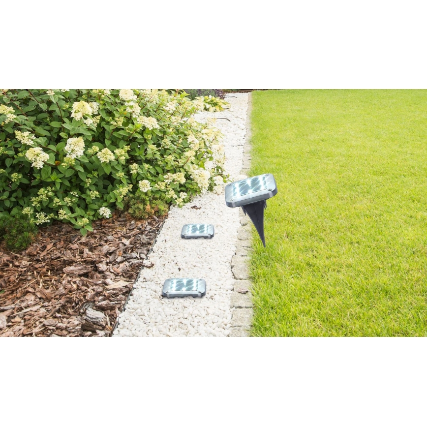 Globo - SET 2x LED Solarna svetilka LED/0,8W/1,2V IP44 300 mAh