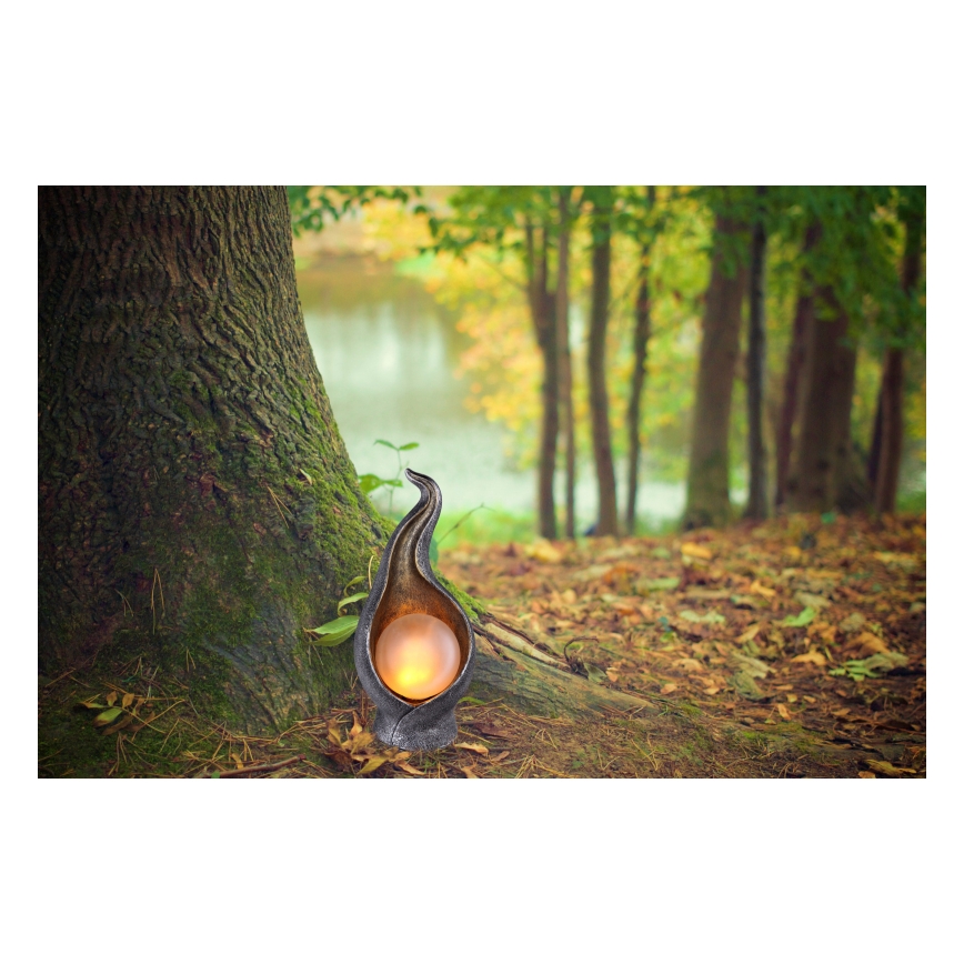 Globo - LED Solarna svetilka LED/2,16W/3V 3000K IP44 srebrna