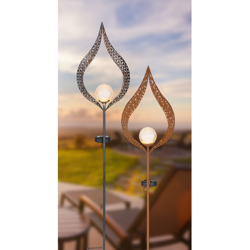 Globo - LED Solarna svetilka LED/0,06W/3V 600mAh IP44 baker