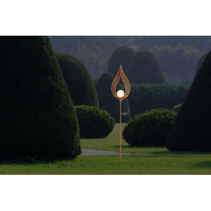 Globo - LED Solarna svetilka LED/0,06W/3V 600mAh IP44 baker