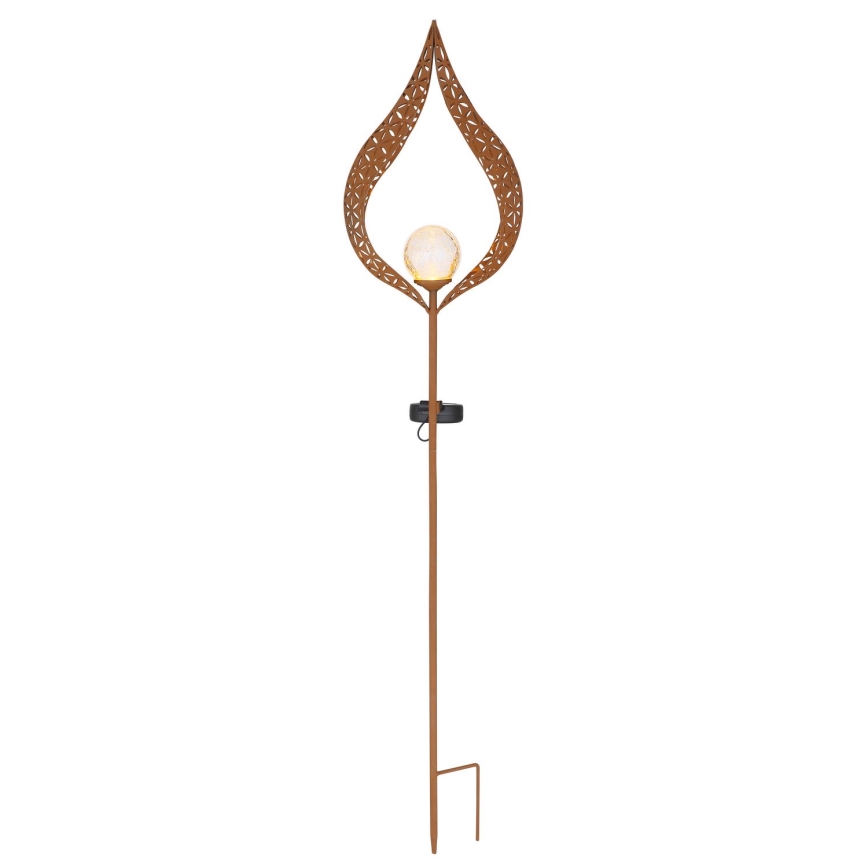 Globo - LED Solarna svetilka LED/0,06W/3V 600mAh IP44 baker