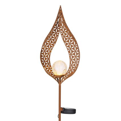 Globo - LED Solarna svetilka LED/0,06W/3V 600mAh IP44 baker