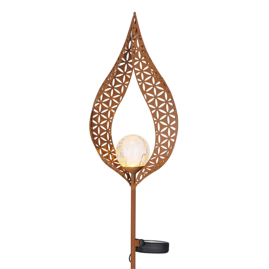 Globo - LED Solarna svetilka LED/0,06W/3V 600mAh IP44 baker