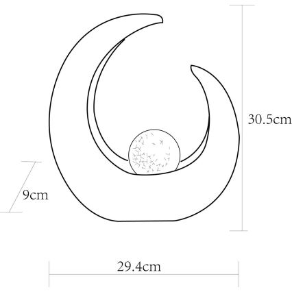 Globo - LED Solarna svetilka LED/0,02W/3V IP44