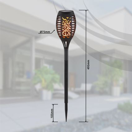 Globo - SET 3x LED Solarna svetilka LED/0,1W/3V IP44 200 mAh