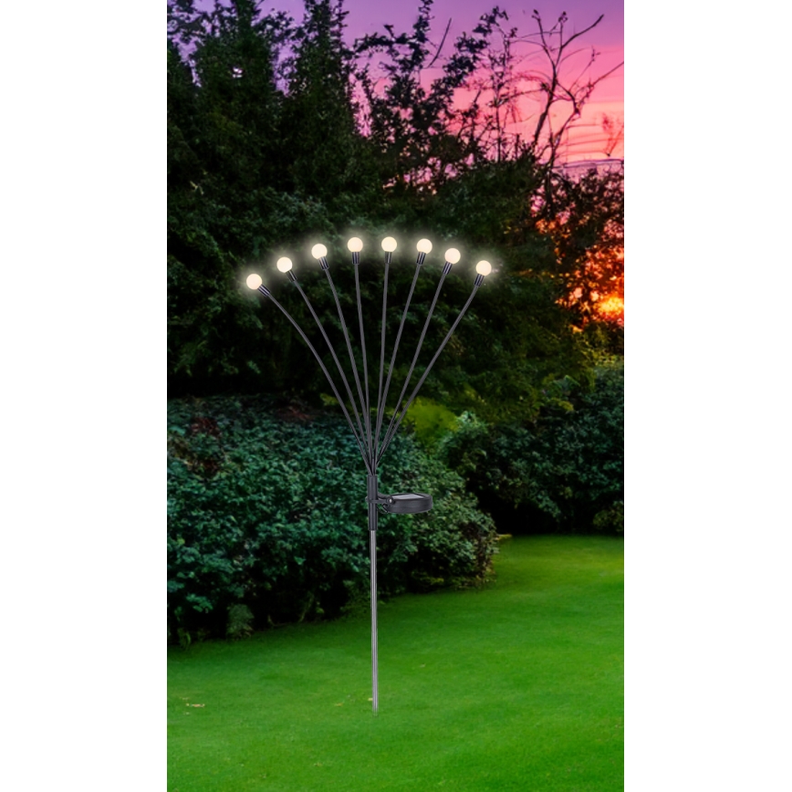 Globo - LED Solarna svetilka 8xLED/0,06W/3,2V 3000K IP44