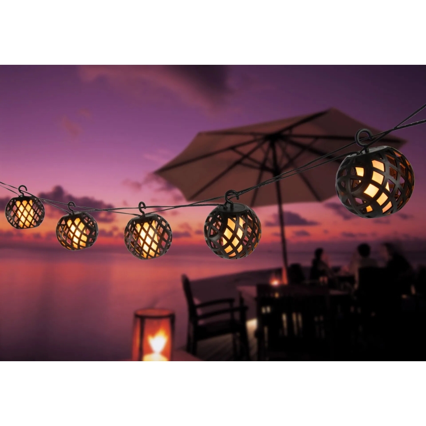 Globo - LED Solarna dekorativna veriga 98xLED/0,1W/3V 410 cm IP44