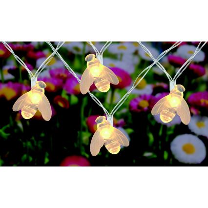 Globo - LED Solarna veriga 20xLED/0,06W/3V IP44 300 mAh