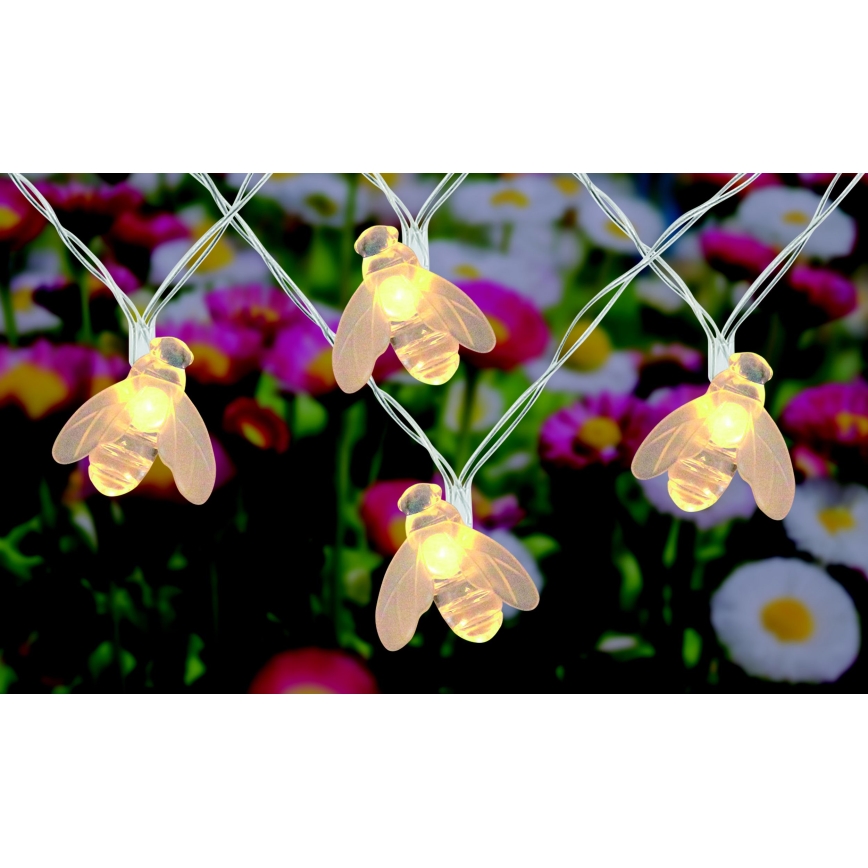 Globo - LED Solarna veriga 20xLED/0,06W/3V IP44 300 mAh