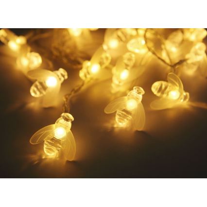 Globo - LED Solarna veriga 20xLED/0,06W/3V IP44 300 mAh