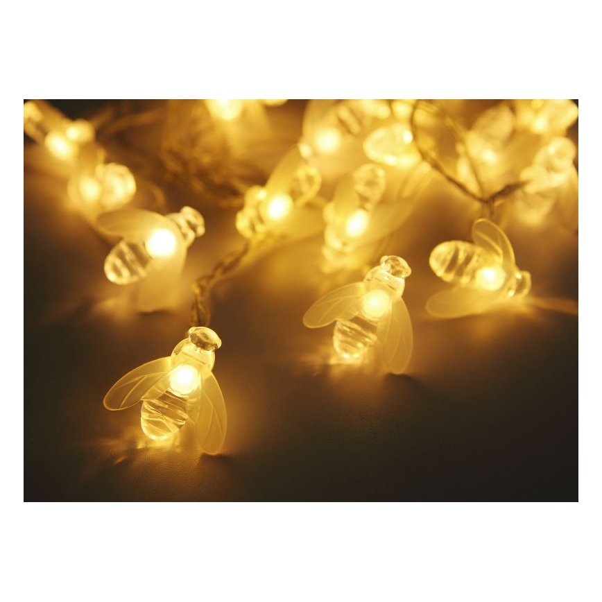 Globo - LED Solarna veriga 20xLED/0,06W/3V IP44 300 mAh