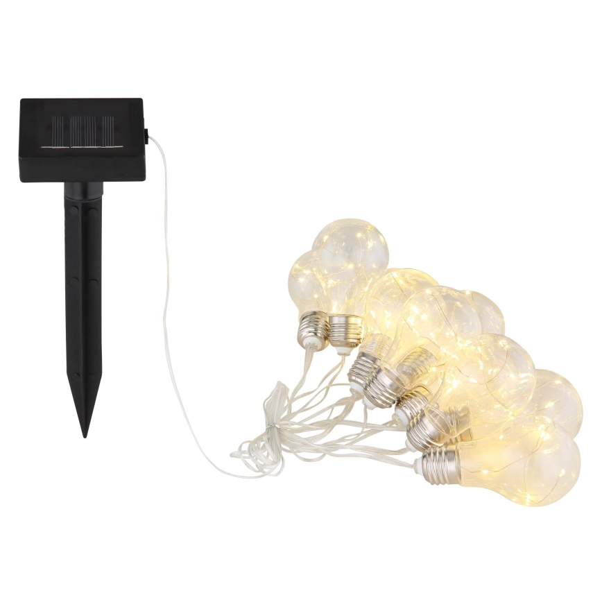 Globo - LED Solarna veriga 10xLED/0,06W/3,2V 380 cm IP44 600 mAh